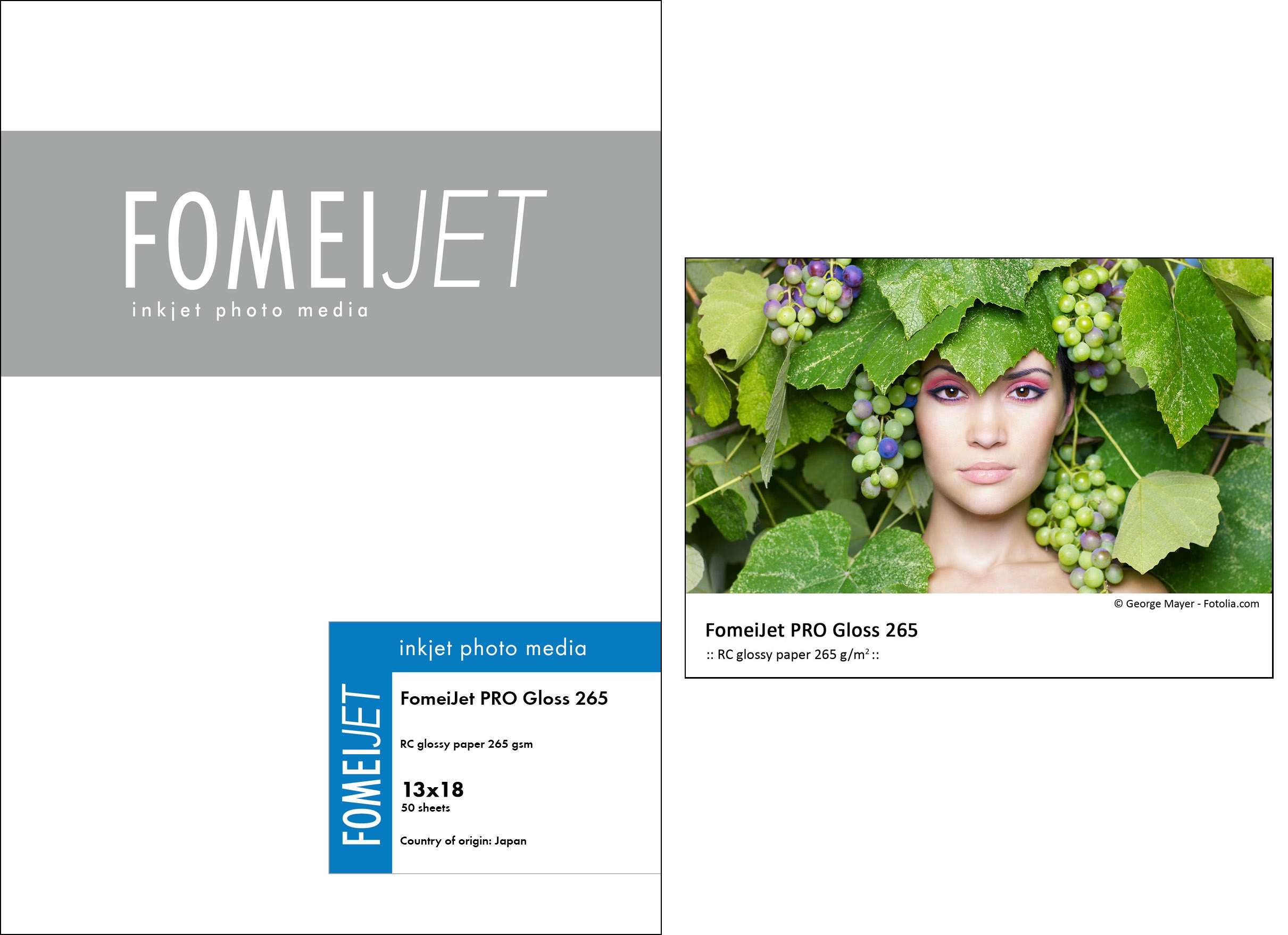 FOMEIJET fényes RC papír